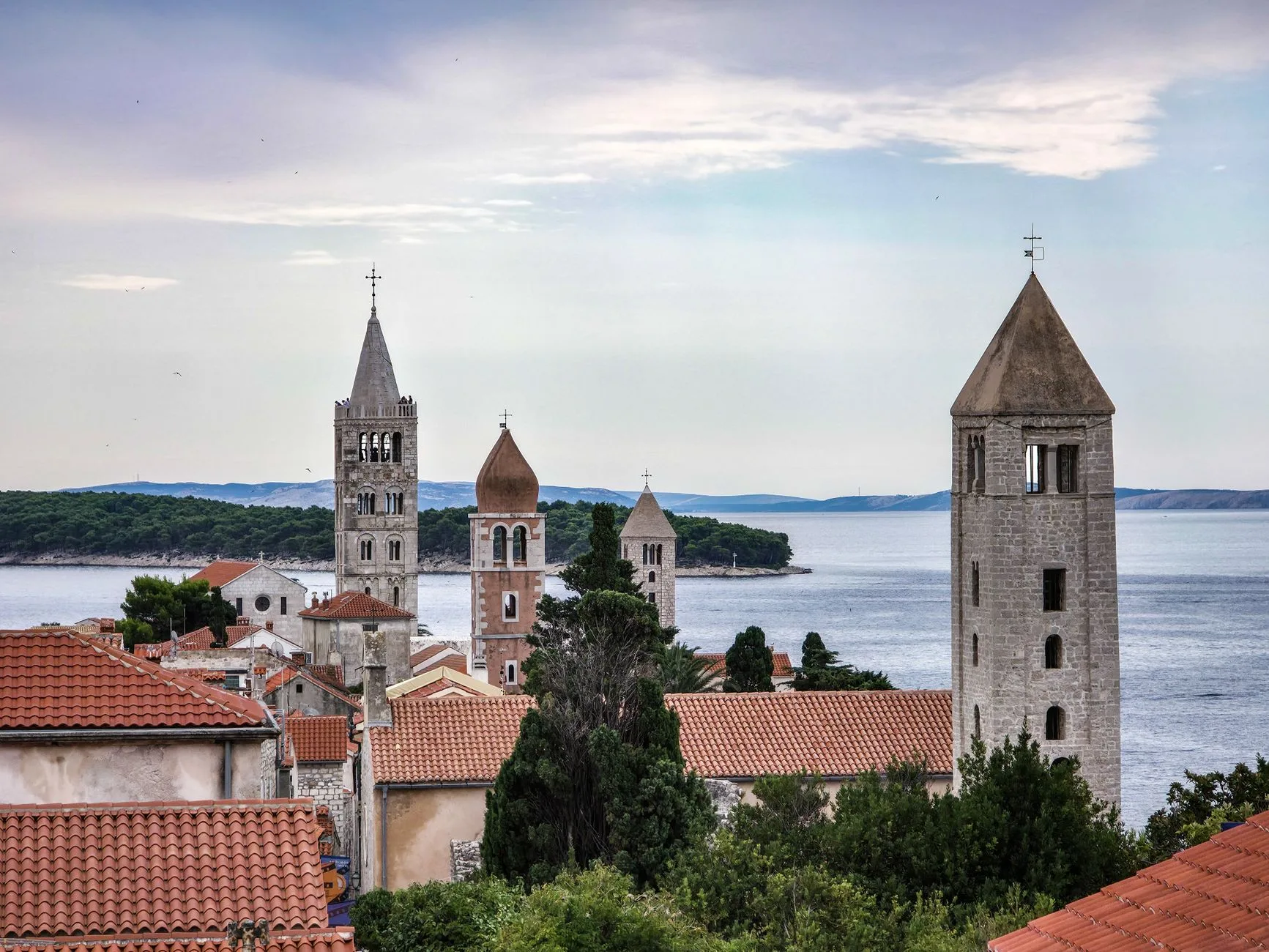 L'île de Rab, la médiévale aux quatre campaniles